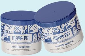 Maya Pet Anthrobiotic Packaging