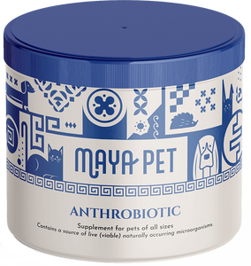 Jar of Maya Pet Anthrobiotics